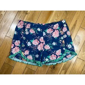 Wildflowers Womens Floral Shorts Size L